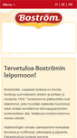 Mobile Screenshot of bostrom.fi
