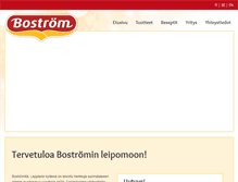 Tablet Screenshot of bostrom.fi
